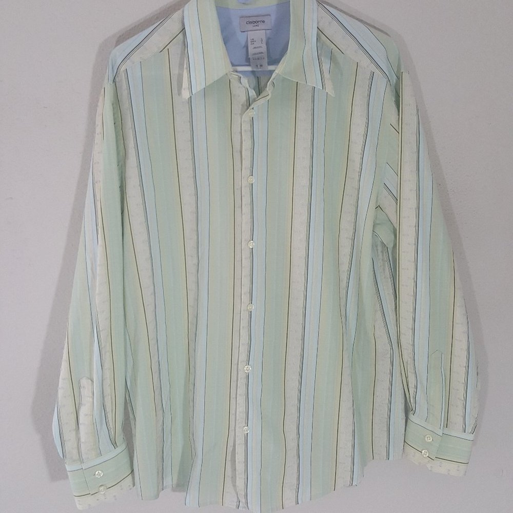 Clairborne Luxe Long Sleeve Button Up